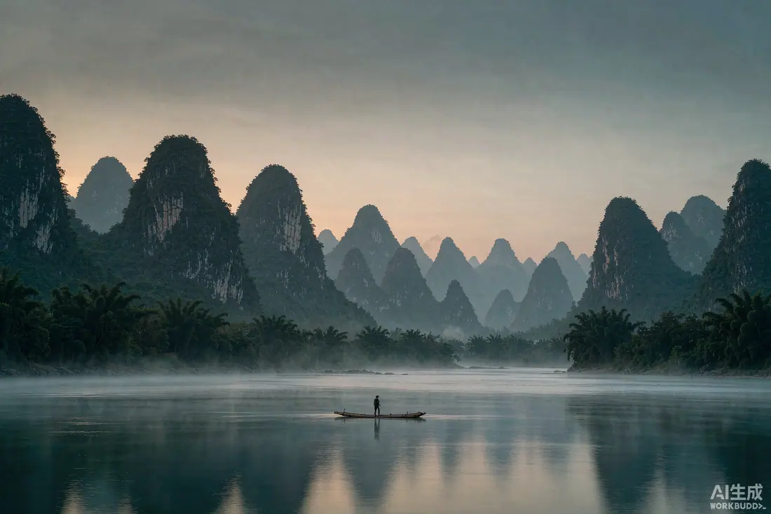Guilin e Yangshuo — A paisagem que está na nota de 20 yuans — e que nenhuma fotografia entrega.